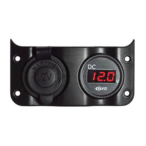 Wave Design electric control panel with rocker switches and LED on/off indicating lights