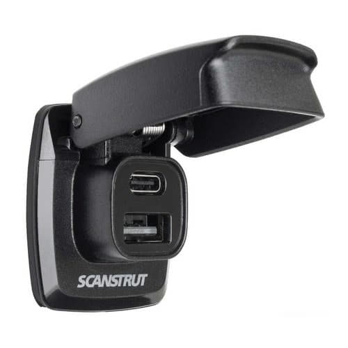 SCANSTRUT Flip Pro USB-A and USB-C watertight sockets