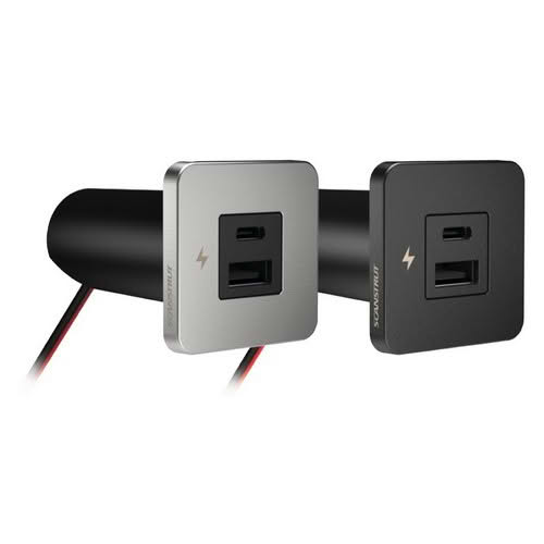 Presa doppia USB-A + USB-C SCANSTRUT Tile