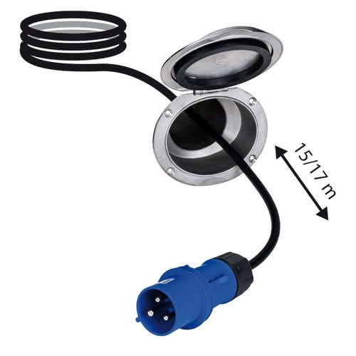 Retractable electric cable