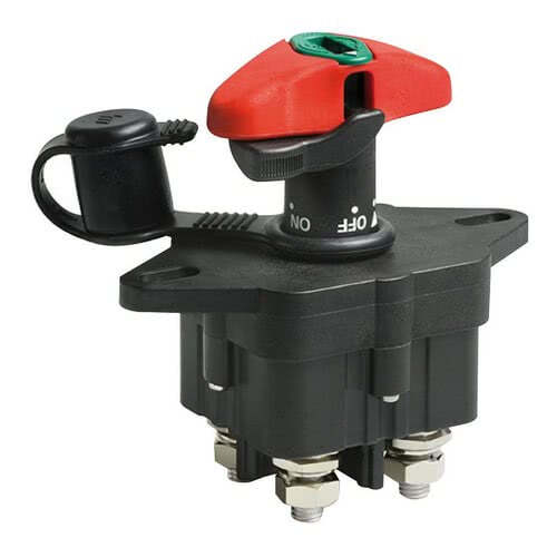 LITTELFUSE® dual-pole battery switch with key