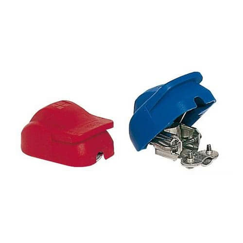 Universal snap mounting battery terminals
