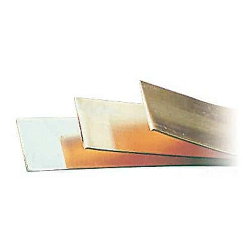 Plate made of galvanized copper