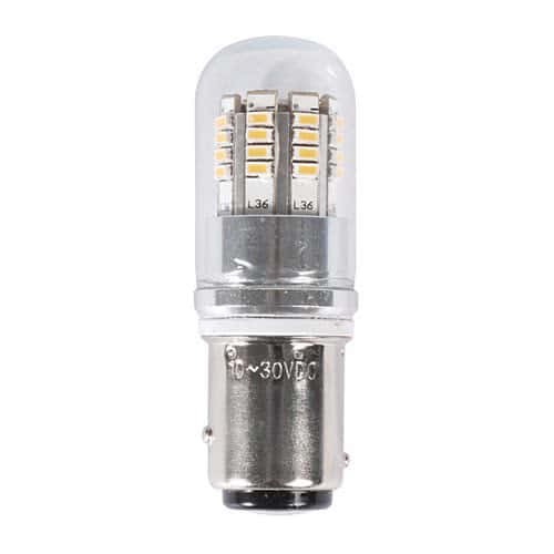 BAY15D LED bulb, offset pins for navigation lights