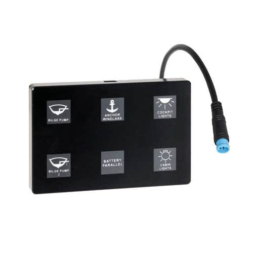 Settable electric touch panel with CAN-BUS controller