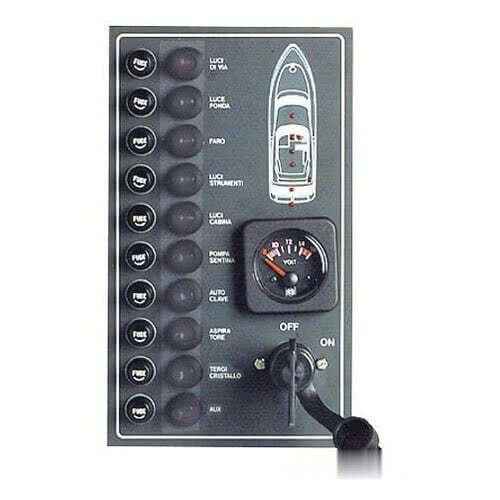 Watertight electric control panel