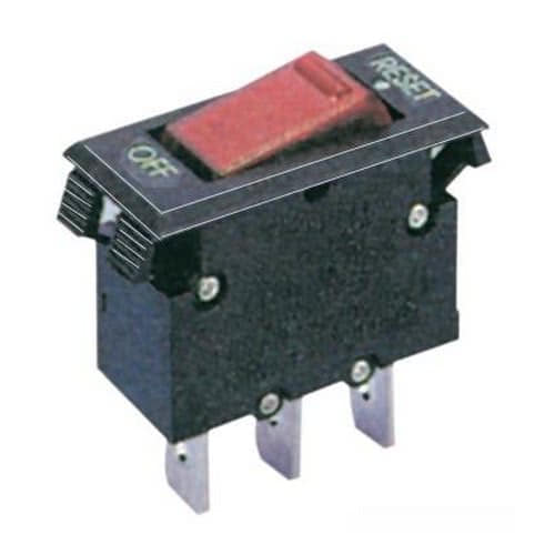 Thermal toggle switch, resettable model
