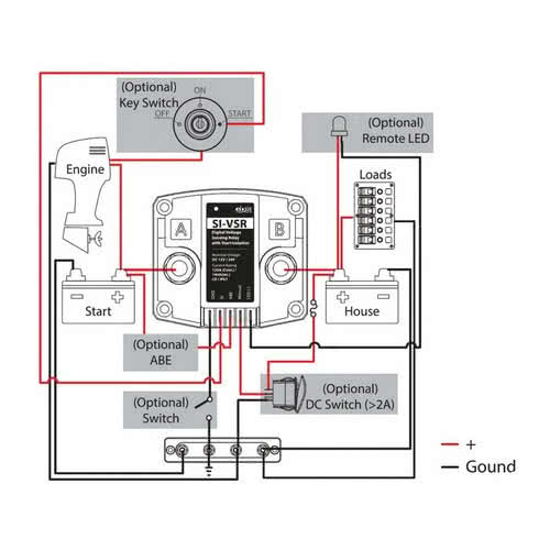 VSR Voltage Sensitive Relay with Starter is Nautica Basile