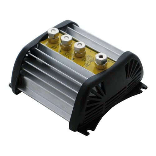 Very low voltage drop battery combiners (diodes) and automatic battery isolators
