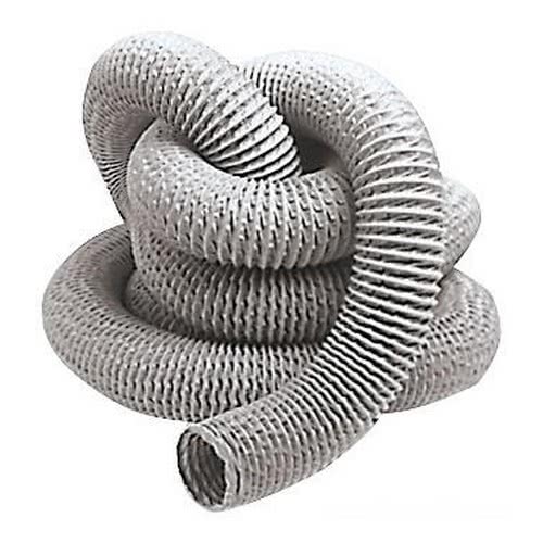 Metal-reinforced fiberglass and PVC hose for electric blowers