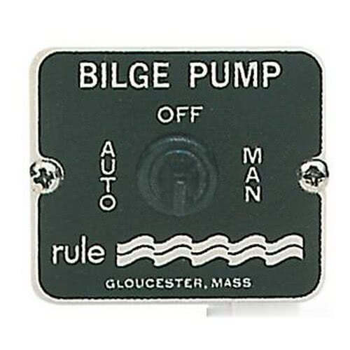 RULE panel switch for bilge pumps