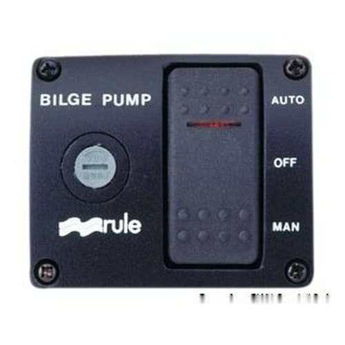RULE panel switch for De Luxe bilge pumps