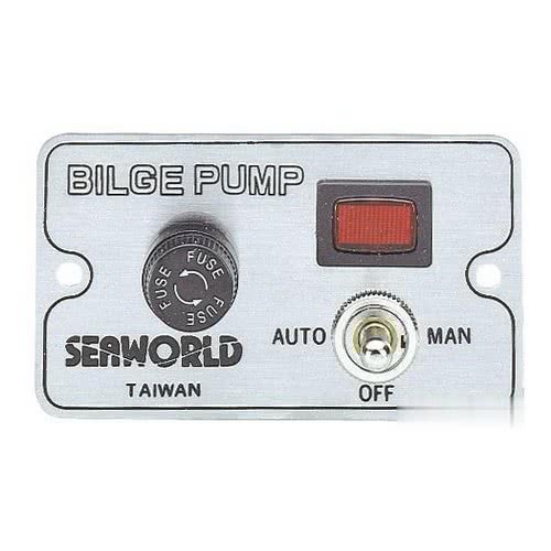 Manual panel switch for electric bilge pumps