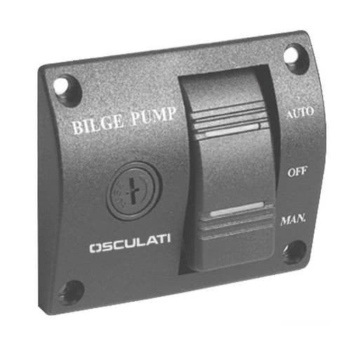 Panel switch for bilge pumps