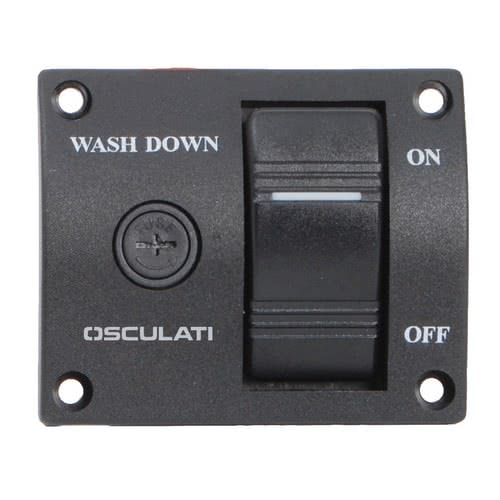 Panel switch for washdown pump