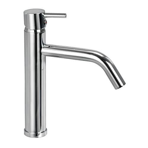 Jessy mixer with ceramic cartridge for washbasins, tall version