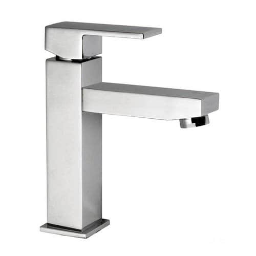 Square short mixer for toilet sink