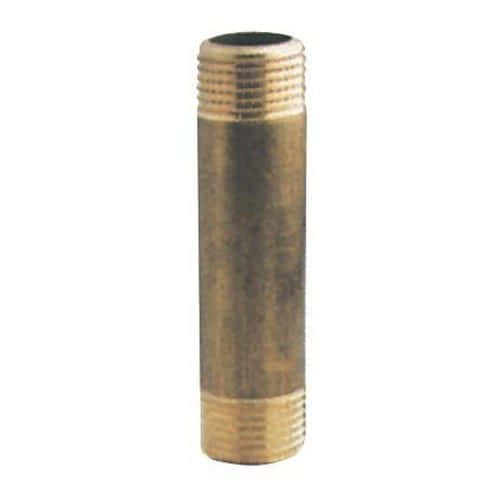 Male/male brass extension sleeve