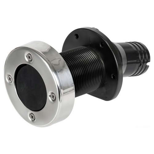 Sistema di scarico a mare/svuotamento pozzetti per specchi di poppa Waterfall