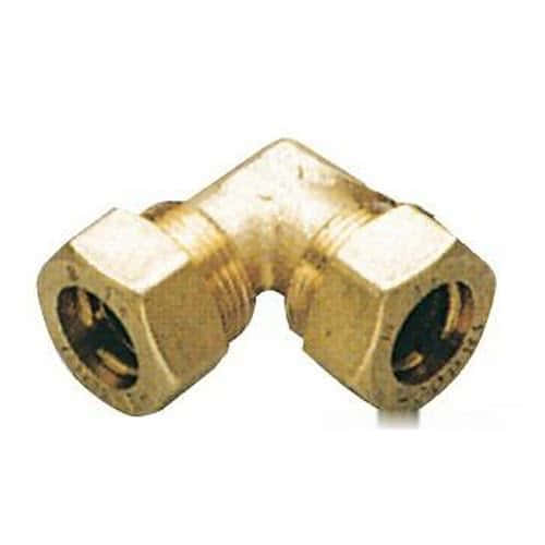Brass compression joints for cooper pipe with “0” Ring seal