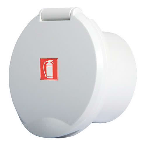 White ABS compartment