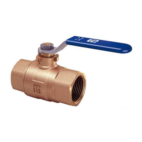 GUIDI bronze F-F ball valve with lever-handle full flow
