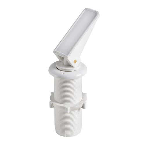 Expandable lever-operated water drain plug (nylon lever)