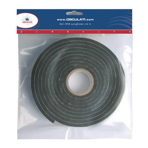 Self-adhesive tape for seals of portlights, hatches, windows, etc.