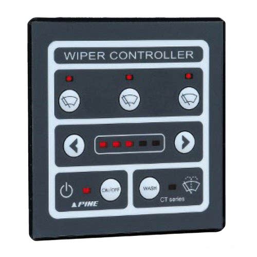 Smart control panel for windshield wipers - universal