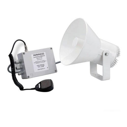 MARCO electronic horn with amplifier, suitable for boats from 12 to 20 metres