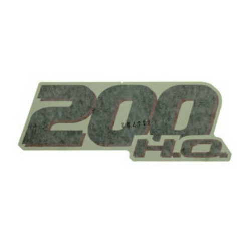 Decal 200 HO Evinrude BRP