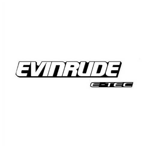 Decal EVINRUDE E-TEC - Port Evinrude BRP