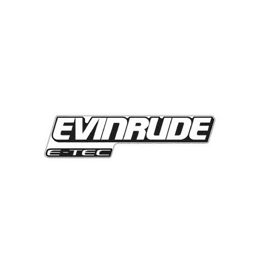 Decal EVINRUDE E-TEC Starboard Blu BRP
