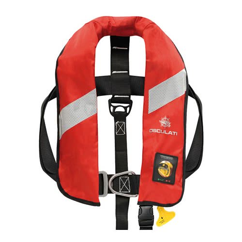 Security self-inflatable lifejacket with HAMMAR hydrostatic inflation - 150 N (EN ISO 12402-3)