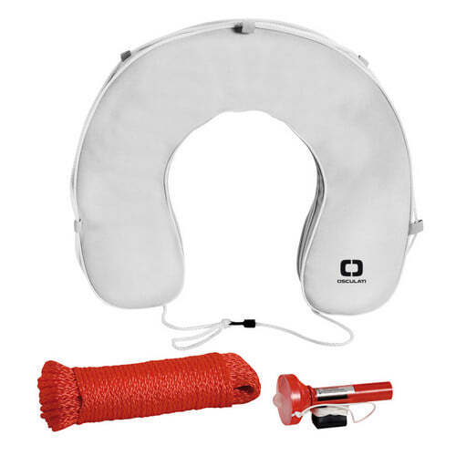 Horseshoe lifebuoy kit 22.413.02 including accessories and case