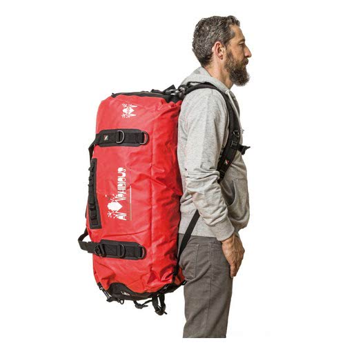 AMPHIBIOUS Cargo watertight bag that turns into a backpack