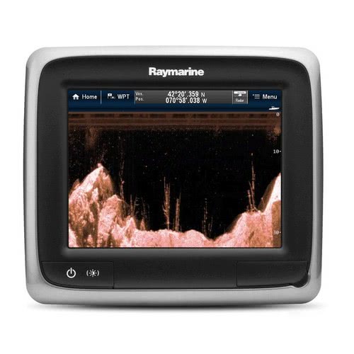 Display multifunzione touchscreen RAYMARINE a-series con tecnologia DownVision"!
