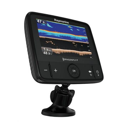 RAYMARINE Dragonfly - 5" and 7" sonar, GPS and chartplotter DownVision"! CHIRP displays with two channels