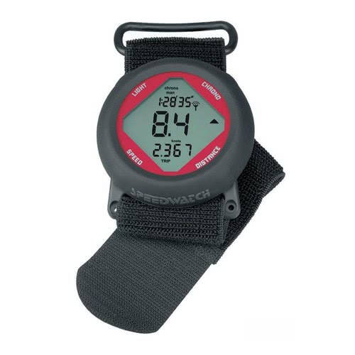 Spidometro SPEEDWATCH: computer elettronico senza fili (trasmissione dati trasduttore -- strumenti via radio)