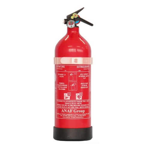 ANF fire extinguisher with AFFF MED type-tested foam
