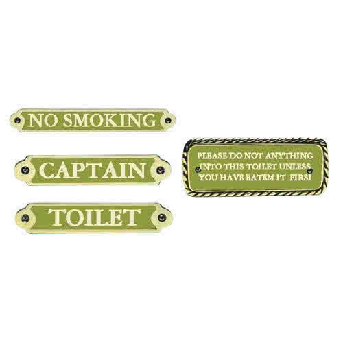 OLD MARINA plate for onboard rooms