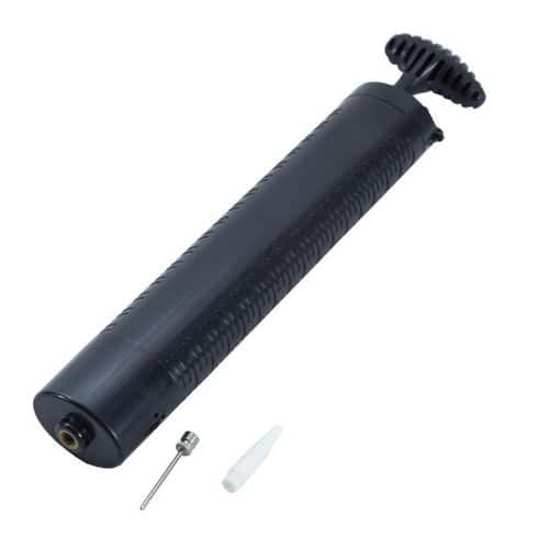 Inflator for fender profiles, buoys, inflatable mats and armbands