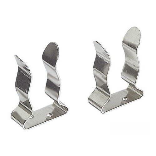 Stainless steel spring clips, suitable for holding boat hooks, fishing poles, etc.