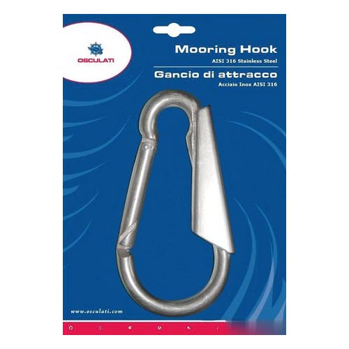 Gancio d' accosto a baionetta in acciaio inox