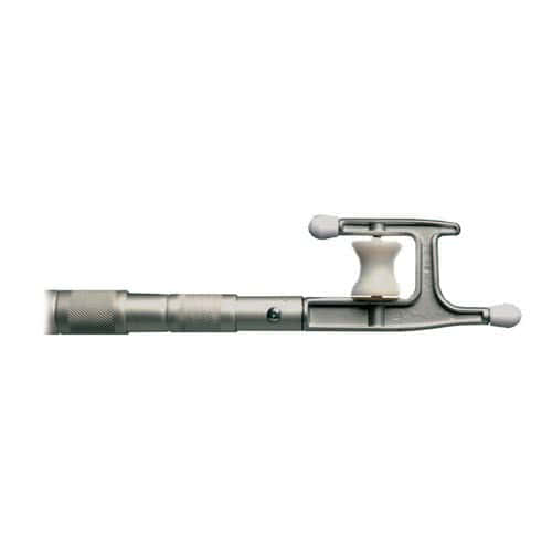 Professional telescopic boat hook with roller