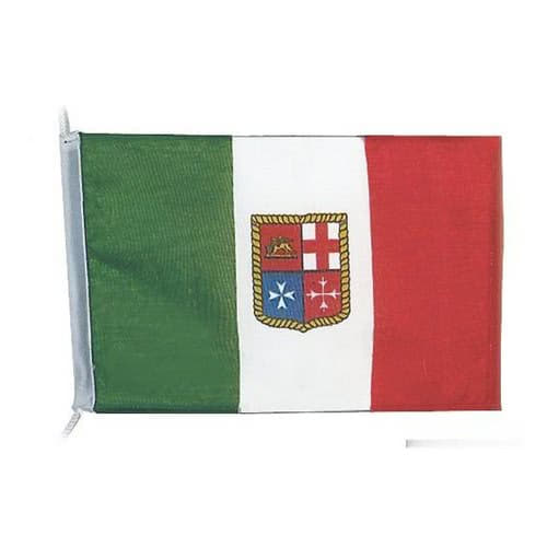 Italian ensign made with light polyester