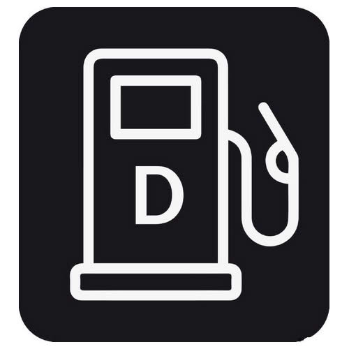 Hazard warning stickers and loading / unloading points