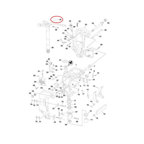 BUMPER, Steering arm to cover