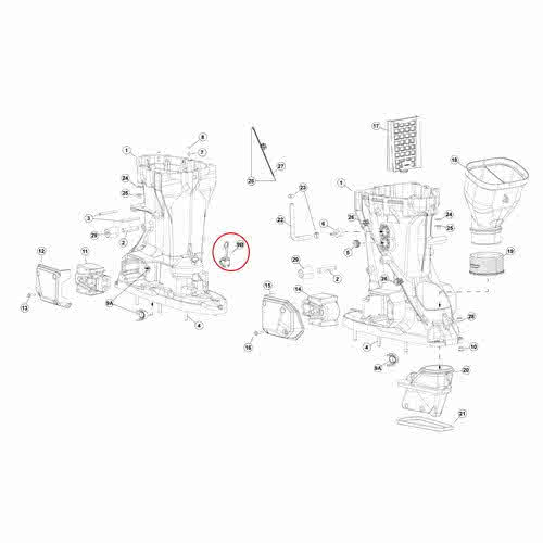 Grommet Evinrude Johnson BRP