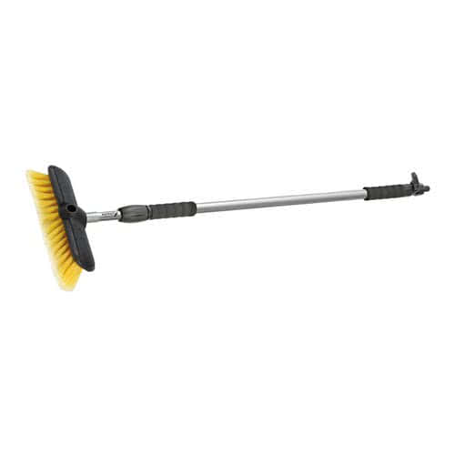 MAFRAST telescopic scrubbing brush made of anodized aluminium and fitted with rotational closing tap
